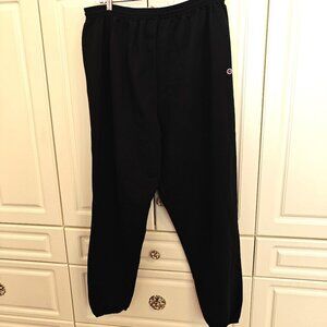 Champion Men's Black Sweatpants, Size XXXL, New